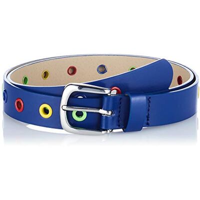 Playshoes Unisex Stylischer Kindergürtel mit bunten Ösen Belt, Blue (marine 11), One size (Manufacturer size: 75cm) Playshoes Unisex Stylischer Kindergürtel mit bunten Ösen Belt, Blue (marine 11), One size (Manufacturer size: 75cm)