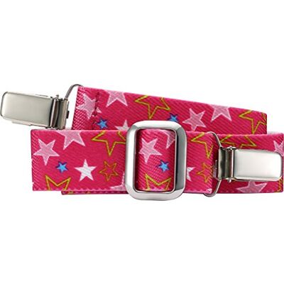 Playshoes Elastik-gürtel Clip Sterne Belt, Pink, 74-110 cm Playshoes Elastik-gürtel Clip Sterne Belt, Pink, 74-110 cm