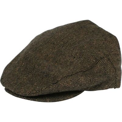 BRIXTON Men's Hooligan Flat Cap, brown, l BRIXTON Men's Hooligan Flat Cap, brown, l