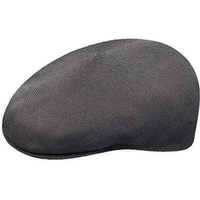Kangol Tropic 504 Flat Cap, Grey (Charcoal), Medium Kangol Tropic 504 Flat Cap, Grey (Charcoal), Medium