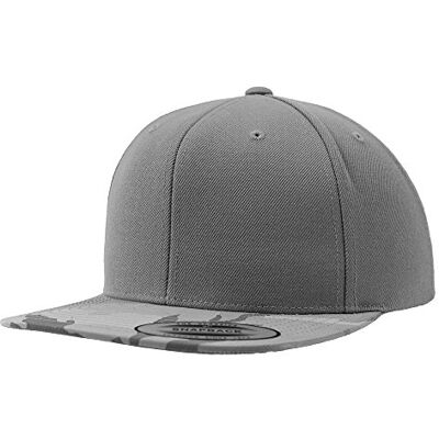 Flexfit Flex fit Unisex Camo Visor Snapback Caps, Unisex, Camo Visor Snapback, Silver Camo Flexfit Flex fit Unisex Camo Visor Snapback Caps, Unisex, Camo Visor Snapback, Silver Camo
