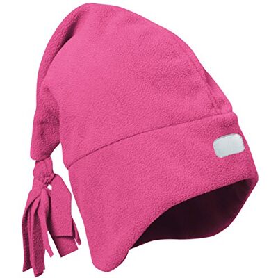 Playshoes Girl's Kids Winter Warm Fleece Hat, Pink, Large (Manufacturer Size:53cm) Playshoes Girl's Kids Winter Warm Fleece Hat, Pink, Large (Manufacturer Size:53cm)