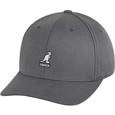 Kangol Unisex Wool Flexfit Baseball Cap, Grey (Dark Flannel), Large (Manufacturer Size:Large/X-Large) Kangol Unisex Wool Flexfit Baseball Cap, Grey (Dark Flannel), Large (Manufacturer Size:Large/X-Large)