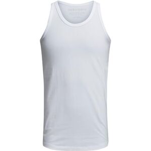 JACK & JONES Men's BASIC TANK TOP 1-2-3 2014 NOOS, White (White C-N100), Medium JACK & JONES Men's BASIC TANK TOP 1-2-3 2014 NOOS, White (White C-N100), Medium