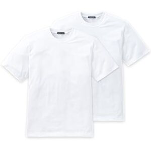 Schiesser Men's American T-Shirt, Round Neck Undershirt with Sleeves, 100% Cotton, White Schiesser Men's American T-Shirt, Round Neck Undershirt with Sleeves, 100% Cotton, White