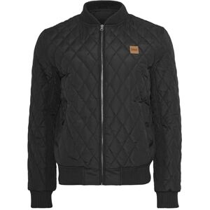 Urban Classics Urban Classic Men's Diamond Quilt Nylon Jacket Schwarz (Black 7), M Urban Classics Urban Classic Men's Diamond Quilt Nylon Jacket Schwarz (Black 7), M