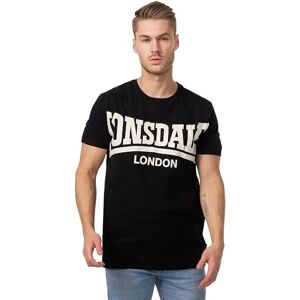 Lonsdale Men's York T-Shirt Black, Small Lonsdale Men's York T-Shirt Black, Small