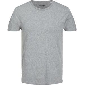 JACK & JONES Men’s Basic O-Neck Tee S/S Noos T-Shirt (Basic O-neck Tee S/S Noos) Grey (LIGHT GREY MELANGE JJ LIGHT GREY MELANGE) plain, size: 50 JACK & JONES Men’s Basic O-Neck Tee S/S Noos T-Shirt (Basic O-neck Tee S/S Noos) Grey (LIGHT GREY MELANGE JJ LIGHT GREY MELANGE) plain, size: 50