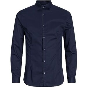JACK & JONES Male Shirt, Super Slim Fit Shirt, Blue (Navy Blazer) JACK & JONES Male Shirt, Super Slim Fit Shirt, Blue (Navy Blazer)