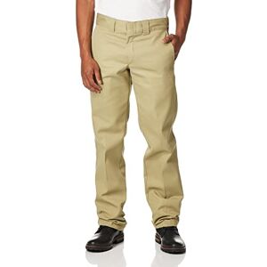 Dickies men’s slim straight work trousers / sports trousers (S/Stght Work Pant) Beige (Khaki), size: 36W / 32L Dickies men’s slim straight work trousers / sports trousers (S/Stght Work Pant) Beige (Khaki), size: 36W / 32L