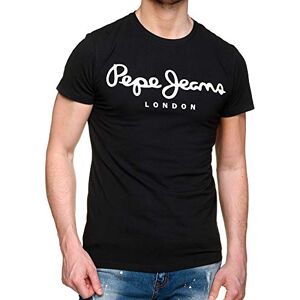 Pepe Jeans Men's Original Stretch N T-Shirt, black Pepe Jeans Men's Original Stretch N T-Shirt, black