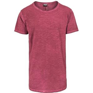 Urban Classics Urban Classic Men's Long Back Shaped Spray Dye Tee T-Shirt, Red-Rot (Burgundy 606), S Urban Classics Urban Classic Men's Long Back Shaped Spray Dye Tee T-Shirt, Red-Rot (Burgundy 606), S