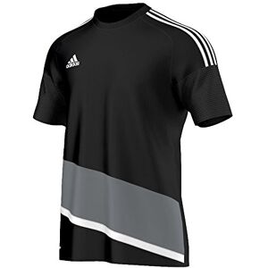 adidas Men's Regi 16 T-Shirt Black/White/GRIVIS, Size 140 adidas Men's Regi 16 T-Shirt Black/White/GRIVIS, Size 140