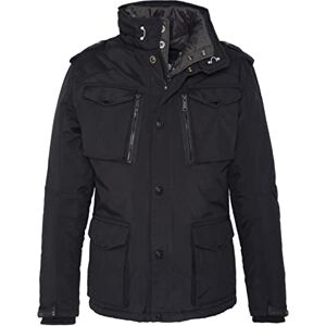 Schott NYC Men's Field Parka Long Sleeve Jacket, Black, Small Schott NYC Men's Field Parka Long Sleeve Jacket, Black, Small