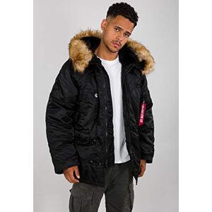 ALPHA INDUSTRIES Men's N3B Parka, (Black), Large ALPHA INDUSTRIES Men's N3B Parka, (Black), Large