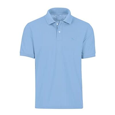 Trigema , Men's Polo Shirt, 627601 (627601) Blue (Horizontal) plain, size: xxl Trigema , Men's Polo Shirt, 627601 (627601) Blue (Horizontal) plain, size: xxl