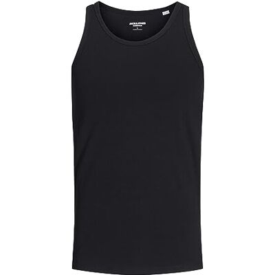 JACK & JONES Men's BASIC TANK TOP 1-2-3 2014 NOOS, Black (Black C-N10), Medium JACK & JONES Men's BASIC TANK TOP 1-2-3 2014 NOOS, Black (Black C-N10), Medium