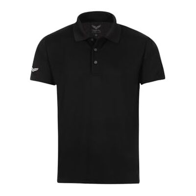 Trigema Men's Herren Polo-shirt Coolmax Polo Shirt, Black Schwarz (schwarz 008), Medium Trigema Men's Herren Polo-shirt Coolmax Polo Shirt, Black Schwarz (schwarz 008), Medium