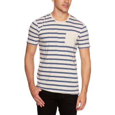 Benson Tools benson FL12-CW01 Men's T-Shirt Sky/Ecru Large Benson Tools benson FL12-CW01 Men's T-Shirt Sky/Ecru Large