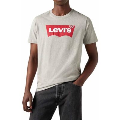 Levi's Men's Graphic, Set-in Neck T-shirt (Graphic Set-in Neck) Grey (Midtone Htr Grey 138), size: s Levi's Men's Graphic, Set-in Neck T-shirt (Graphic Set-in Neck) Grey (Midtone Htr Grey 138), size: s