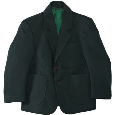 Banner Boy's Ziggys Zip Entry School Blazer, Bottle, 36" Chest Banner Boy's Ziggys Zip Entry School Blazer, Bottle, 36" Chest