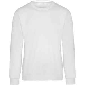 TRIGEMA Hvitt Klassisk Sweatshirt - Sweatshirt TRIGEMA Hvitt Klassisk Sweatshirt - Sweatshirt