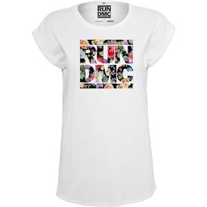 MERCHCODE Mister Tee Ladies Run DMC Floral T-shirts, Womens, MT416, White, M MERCHCODE Mister Tee Ladies Run DMC Floral T-shirts, Womens, MT416, White, M