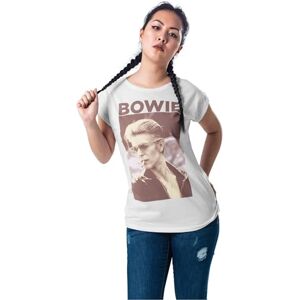Ladies David Bowie T Shirt, Womens, Ladies David Bowie Tee, White, XL Ladies David Bowie T Shirt, Womens, Ladies David Bowie Tee, White, XL
