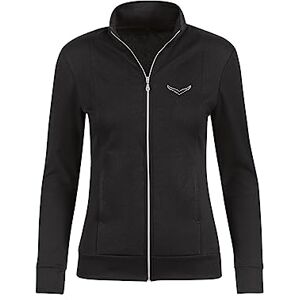 Trigema Women's 5021111 Slim Fit Mao Long Sleeve Track Jacket Black UK 8 Trigema Women's 5021111 Slim Fit Mao Long Sleeve Track Jacket Black UK 8