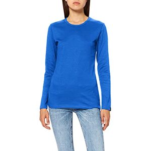 Trigema Women's long-sleeved shirt, electric blue, m Trigema Women's long-sleeved shirt, electric blue, m