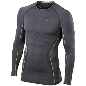 FALKE Women's Long-Sleeved Ski Shirt, Mens, Ski Unterwäsche Athletic Shirt Long Sleeve, charcoal, XL FALKE Women's Long-Sleeved Ski Shirt, Mens, Ski Unterwäsche Athletic Shirt Long Sleeve, charcoal, XL