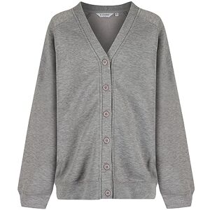Trutex Unisex Sweat Cardigan, Grey (Marl Grey), 7-8 Years (Manufacturer Size: 23-25" Chest) Trutex Unisex Sweat Cardigan, Grey (Marl Grey), 7-8 Years (Manufacturer Size: 23-25" Chest)