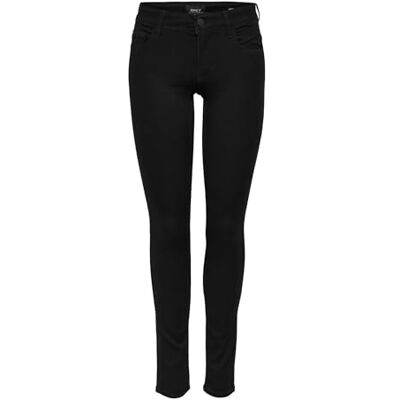 ONLY Women's Jeans onlKENDELL Reg SK ANK ETNAL CRYA011 Skinny Fit Blue Dark Blue, black denim, s ONLY Women's Jeans onlKENDELL Reg SK ANK ETNAL CRYA011 Skinny Fit Blue Dark Blue, black denim, s