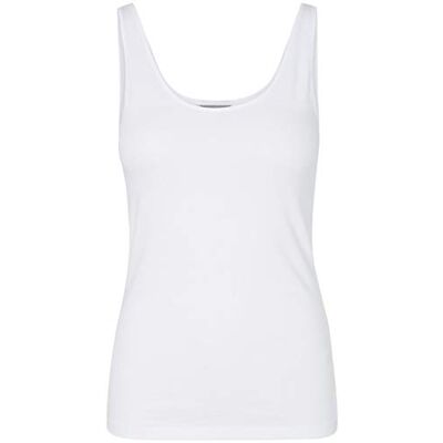 VERO MODA Women's VMMAXI MY SOFT UU TANK TOP NOOS Vest, White (Bright White), 38 (Manufacturer size: Medium) VERO MODA Women's VMMAXI MY SOFT UU TANK TOP NOOS Vest, White (Bright White), 38 (Manufacturer size: Medium)