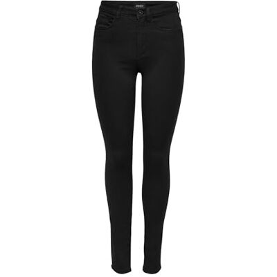 ONLY Female Skinny Jeans, ONLROYAL High-Waist Skinny-Fit Jeans, black ONLY Female Skinny Jeans, ONLROYAL High-Waist Skinny-Fit Jeans, black