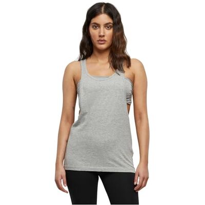 Urban Classics Urban Classic Women's Ladies Loose Tanktop Sports Shirt, Grey, S Urban Classics Urban Classic Women's Ladies Loose Tanktop Sports Shirt, Grey, S