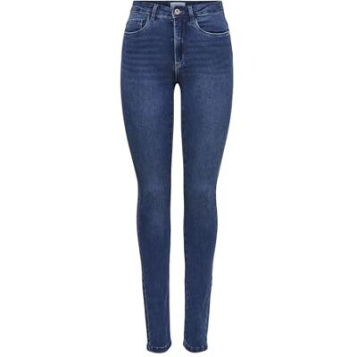ONLY ONLRoyal Women's Particularly Bodycon Jeans, High Waist Skinny Fit Jeans, Blue (Medium Denim Blue) ONLY ONLRoyal Women's Particularly Bodycon Jeans, High Waist Skinny Fit Jeans, Blue (Medium Denim Blue)
