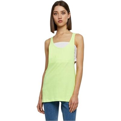 Urban Classics Urban Classic Women's Ladies Loose Burnout Tanktop Sports Shirt, Neonyellow, XS Urban Classics Urban Classic Women's Ladies Loose Burnout Tanktop Sports Shirt, Neonyellow, XS