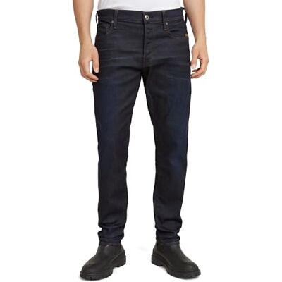 G-STAR Raw 3301 Straight Tapered Men’s Jeans, Blue (Dk Aged 7209-89), 28W / 30L G-STAR Raw 3301 Straight Tapered Men’s Jeans, Blue (Dk Aged 7209-89), 28W / 30L