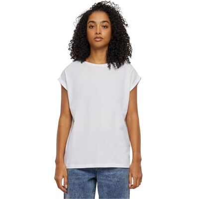 Urban Classics Women's T-Shirt, White, M Urban Classics Women's T-Shirt, White, M