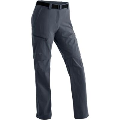 maier sports Maier Nata Women's Sports Trousers T-Zip-Off, grey, 44 maier sports Maier Nata Women's Sports Trousers T-Zip-Off, grey, 44