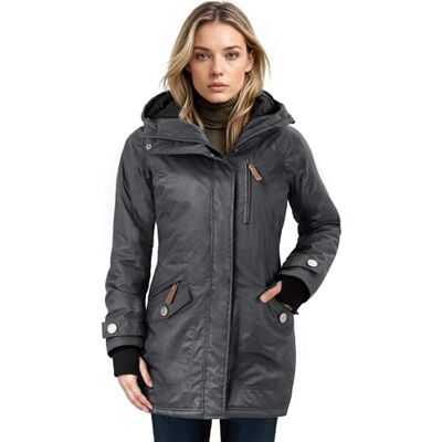 berydale Women's Hooded Parka with Thumb Loops, 40 berydale Women's Hooded Parka with Thumb Loops, 40