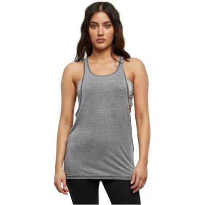 Urban Classics Urban Classic Women's Ladies Loose Burnout Tanktop Sports Shirt, Dark Grey, XS Urban Classics Urban Classic Women's Ladies Loose Burnout Tanktop Sports Shirt, Dark Grey, XS