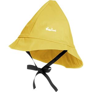 Playshoes Boy's Kids Waterproof Rain with Cotton lining Hat, Yellow, Medium (Manufacturer Size:49cm) Playshoes Boy's Kids Waterproof Rain with Cotton lining Hat, Yellow, Medium (Manufacturer Size:49cm)