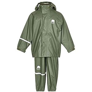 Celavi Unisex two-piece rain suit in many colours rain jacket ( Zweiteiliger Regenanzug in Vielen Farben) Army Green (Army 988), size: 110 Celavi Unisex two-piece rain suit in many colours rain jacket ( Zweiteiliger Regenanzug in Vielen Farben) Army Green (Army 988), size: 110