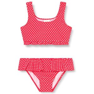 Playshoes Girl's UV Sun Protection Polka Dot Swimsuit Bikini, Red (Original), 3 Years (Manufacturer Size:98/104) Playshoes Girl's UV Sun Protection Polka Dot Swimsuit Bikini, Red (Original), 3 Years (Manufacturer Size:98/104)