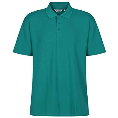 Trutex Unisex Short Sleeve Polo Shirt, Green (Jade), 12 Years (Manufacturer Size: X-Small) Trutex Unisex Short Sleeve Polo Shirt, Green (Jade), 12 Years (Manufacturer Size: X-Small)