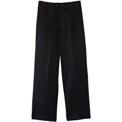 Banner Boy's Putney Pleated with Fly School Trousers, Navy Blue, W30/L26 (Manufacturer Size: 13+ Years) Banner Boy's Putney Pleated with Fly School Trousers, Navy Blue, W30/L26 (Manufacturer Size: 13+ Years)