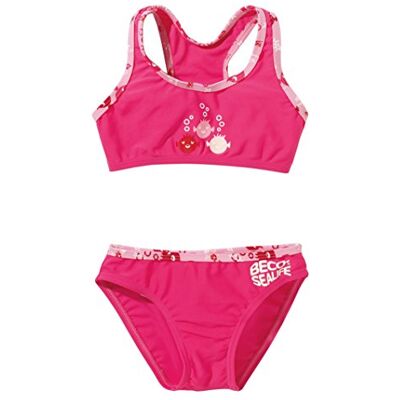 Beco Sealife Girl's Tankini with UV Protection Pink pink Size:7 years Beco Sealife Girl's Tankini with UV Protection Pink pink Size:7 years