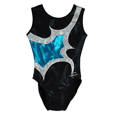 Obersee Girls' Gymnastics Leotard, multicolour Obersee Girls' Gymnastics Leotard, multicolour